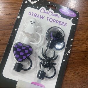 CharCharms Halloween Straw Toppers